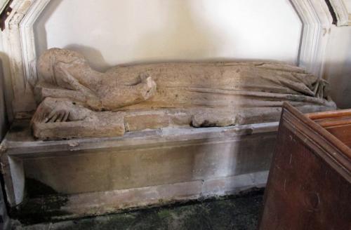 1. Lady Dinham effigy.