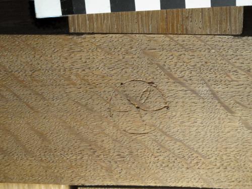 1. Partial hexafoil on low screen in chapel.