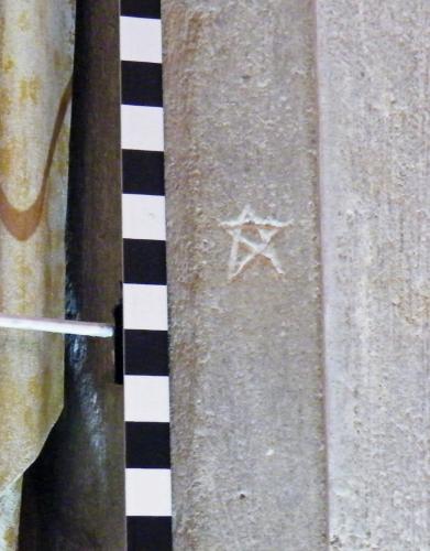 2. Pentangle. Christ image niche.