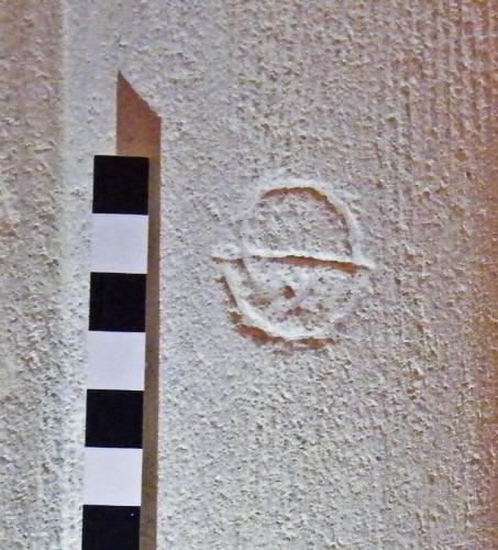 5. Acorn type motif. St John image niche.