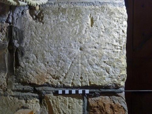 5. Re-sited mass dial. Tower interior S. doorway.