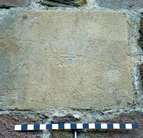 6. Intersecting lines of uncertain origin.  External western buttress.