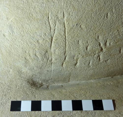 Bondleigh 9. Easter sepulchre. Letter ?N.