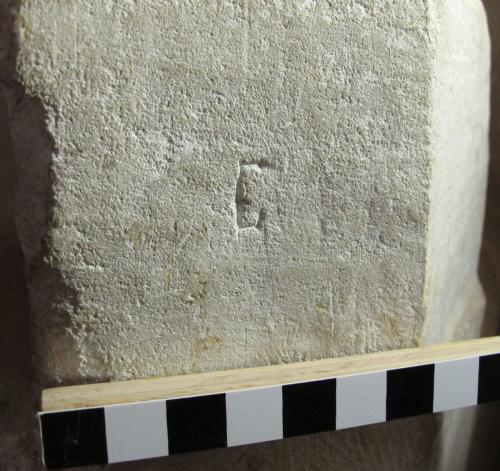 Broadhempston 6. Pier. Letter E.