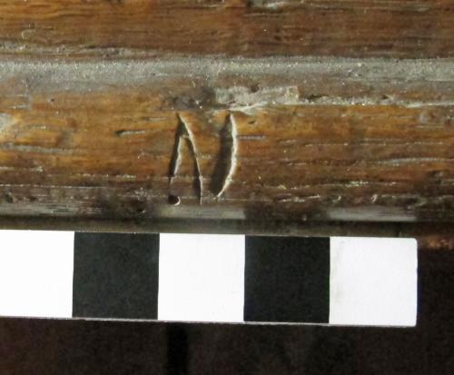 5. Letter ?N or other symbol, on parclose screen.