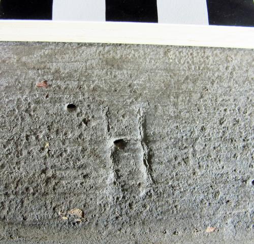 6. S. chapel parclose screen. Lone letter H.